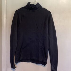 Athleta Flurry Turtleneck top size large gray